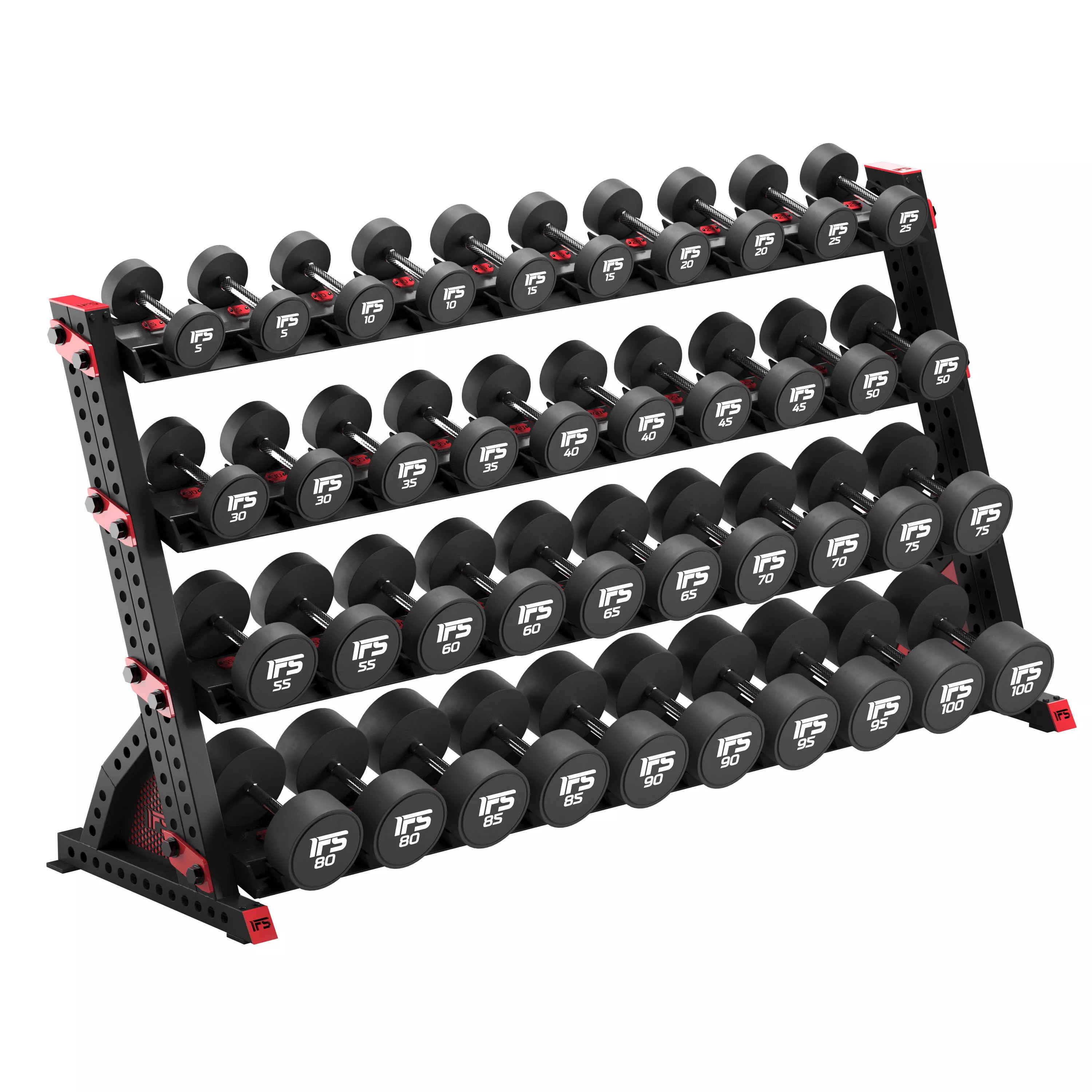 Citadel Dumbbell Storage Rack 3D model
