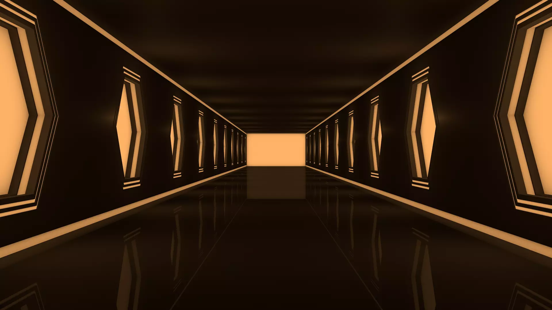 Sci Fi Tunnel 3D model