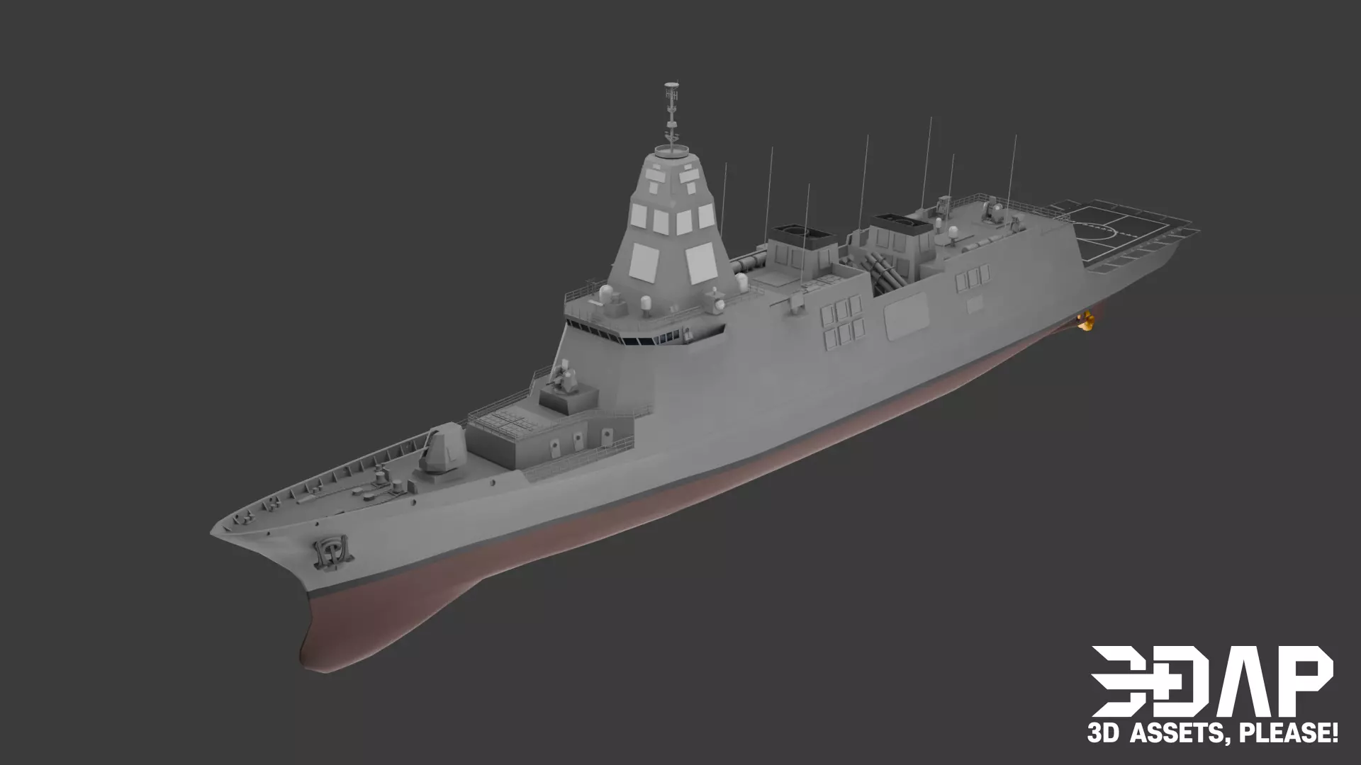 Korea Destroyer Next Generation KDDX HDD-9000 3D model