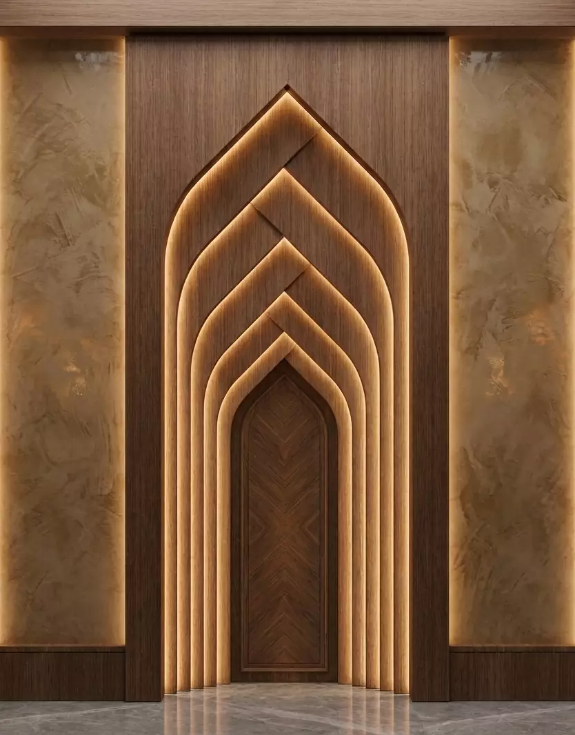 Modern Islamic Wall Panel CNC Production Files 3D model