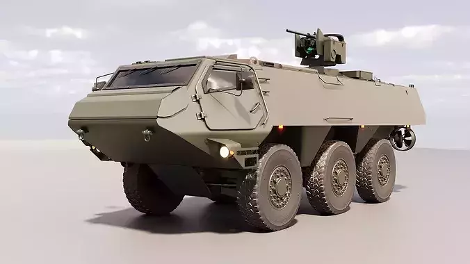 Patria XA-300 6x6 CAVS with Kongsberg RWS - PBR