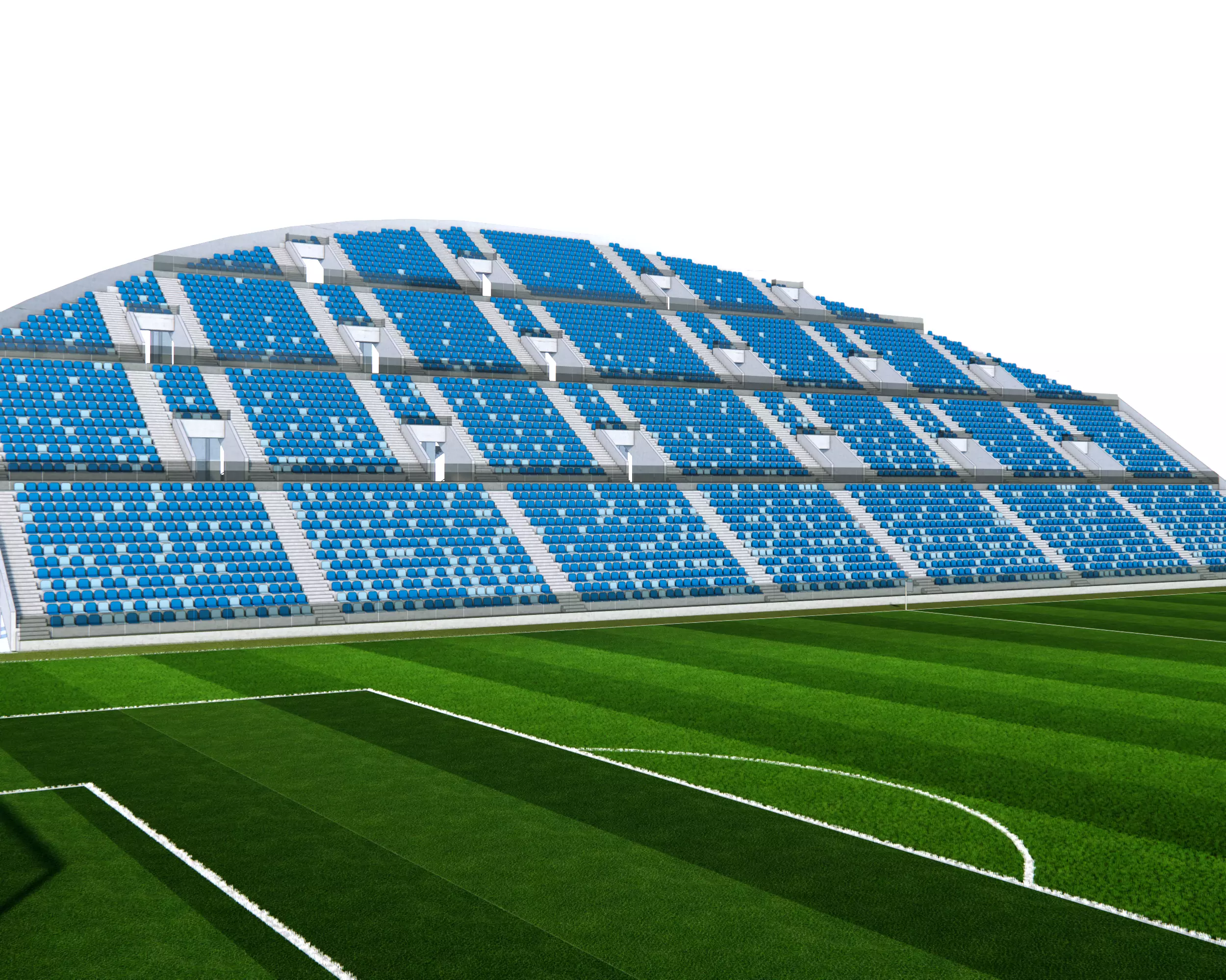 Stadium Grandstand 3D model