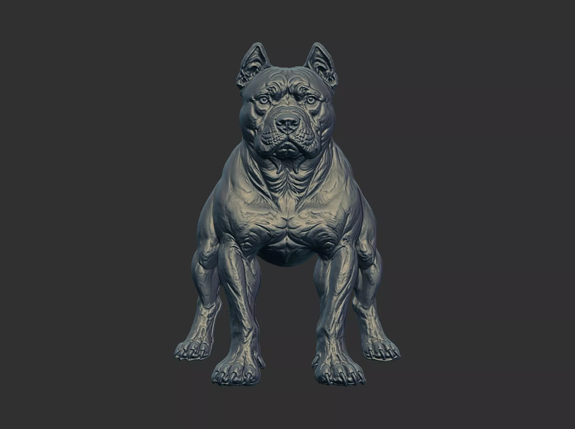 bull dog cnc 3D print model