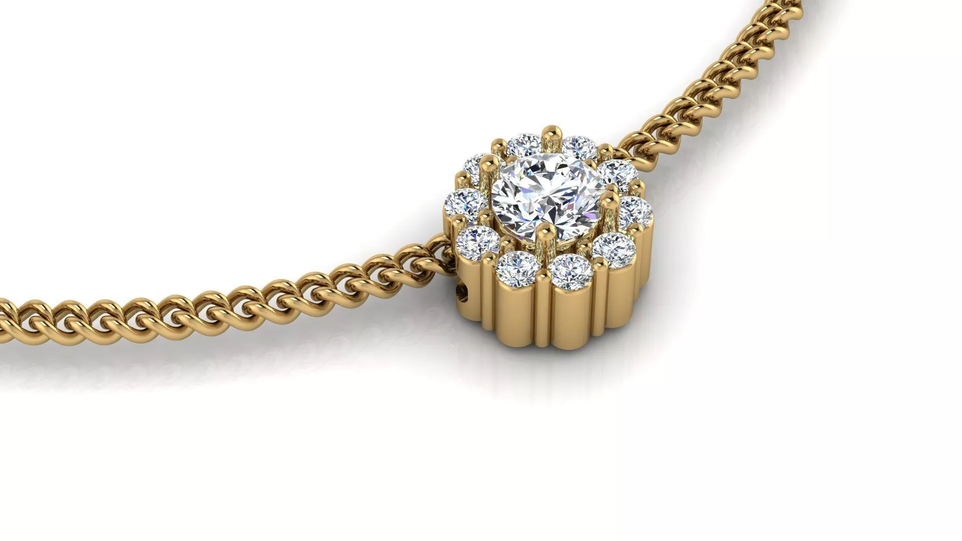 Solitaire Pendant 3D print model
