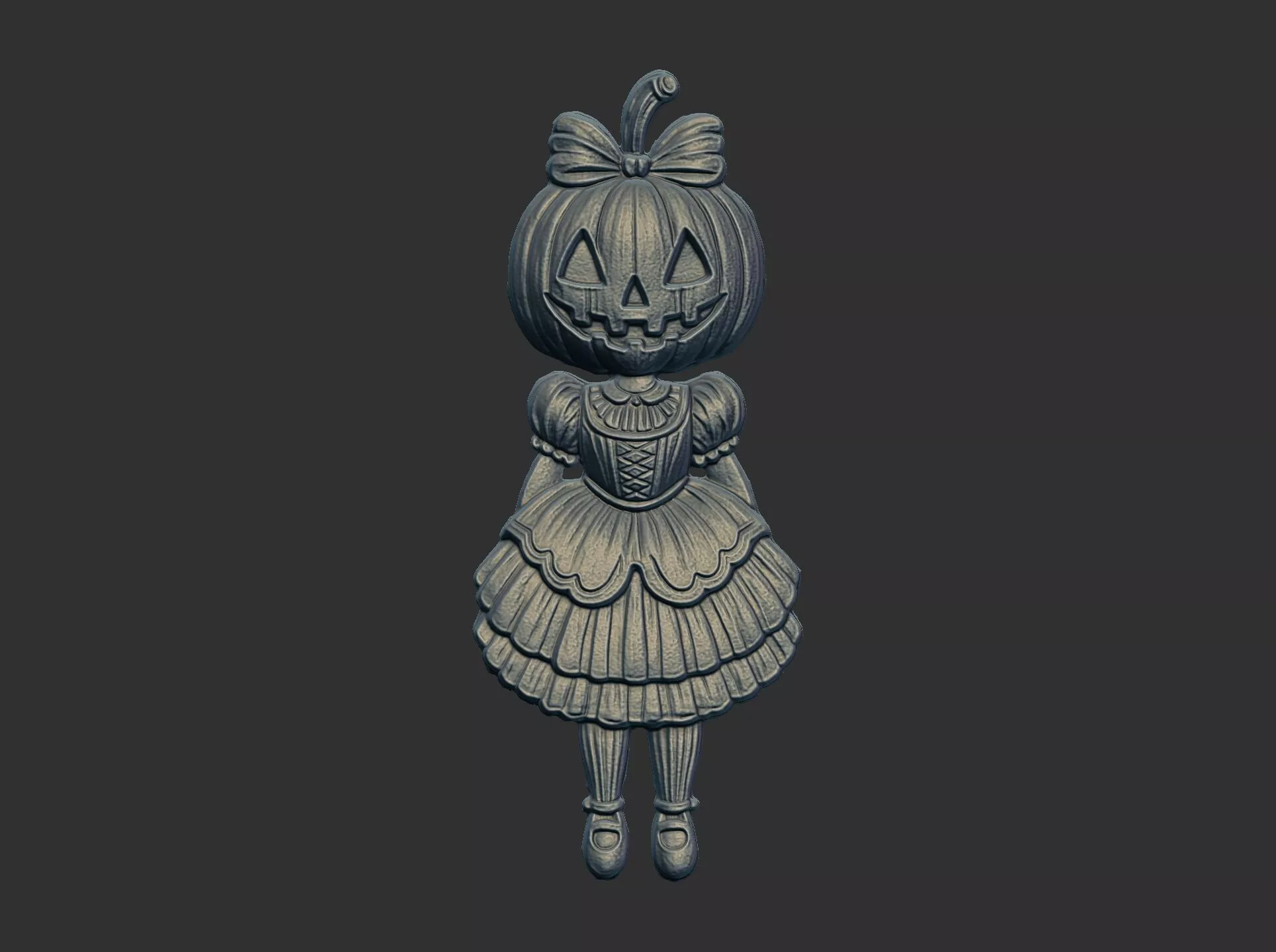 halloween pumpkin head 3D print model