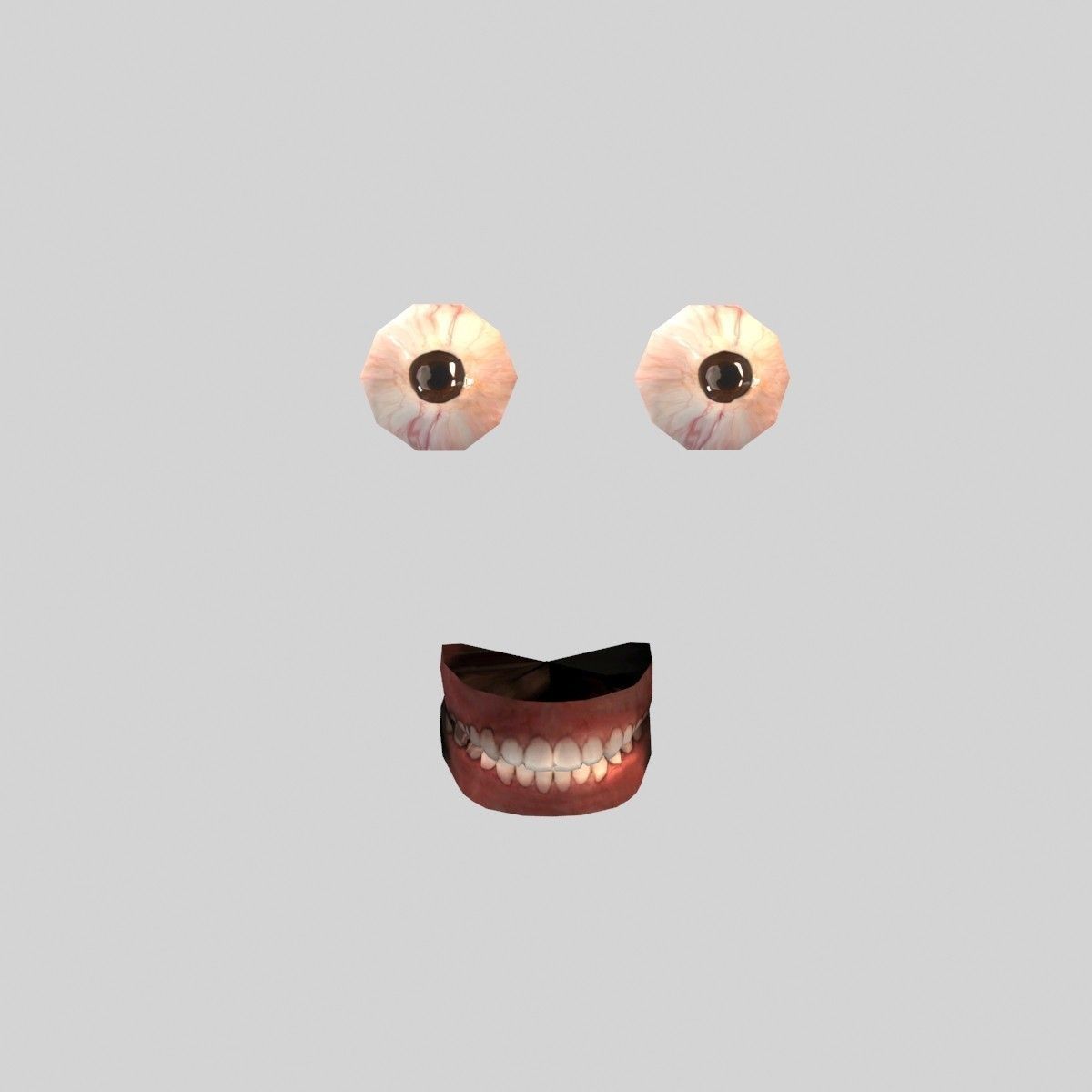 Mad Freddie Low-poly 3D model_12