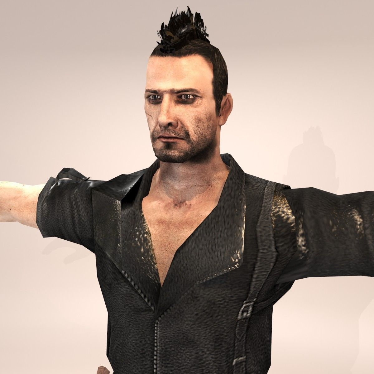 Mad Freddie Low-poly 3D model_17