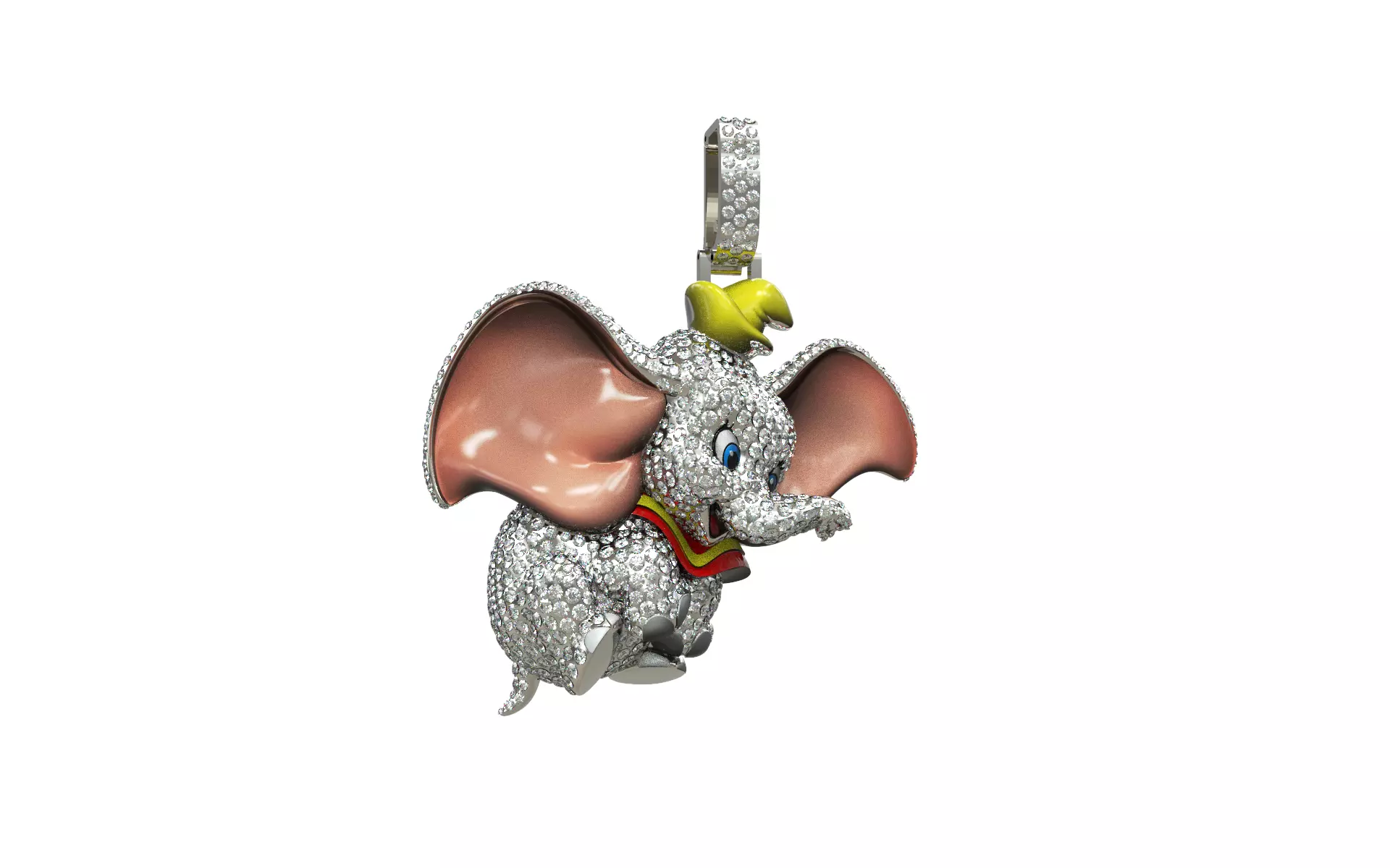 Dumbo Disney Pendant 3D print model