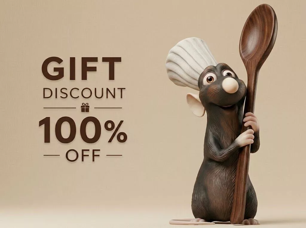 Remy Ratatouille Chef 3D Printable Figurine Free 3D print model