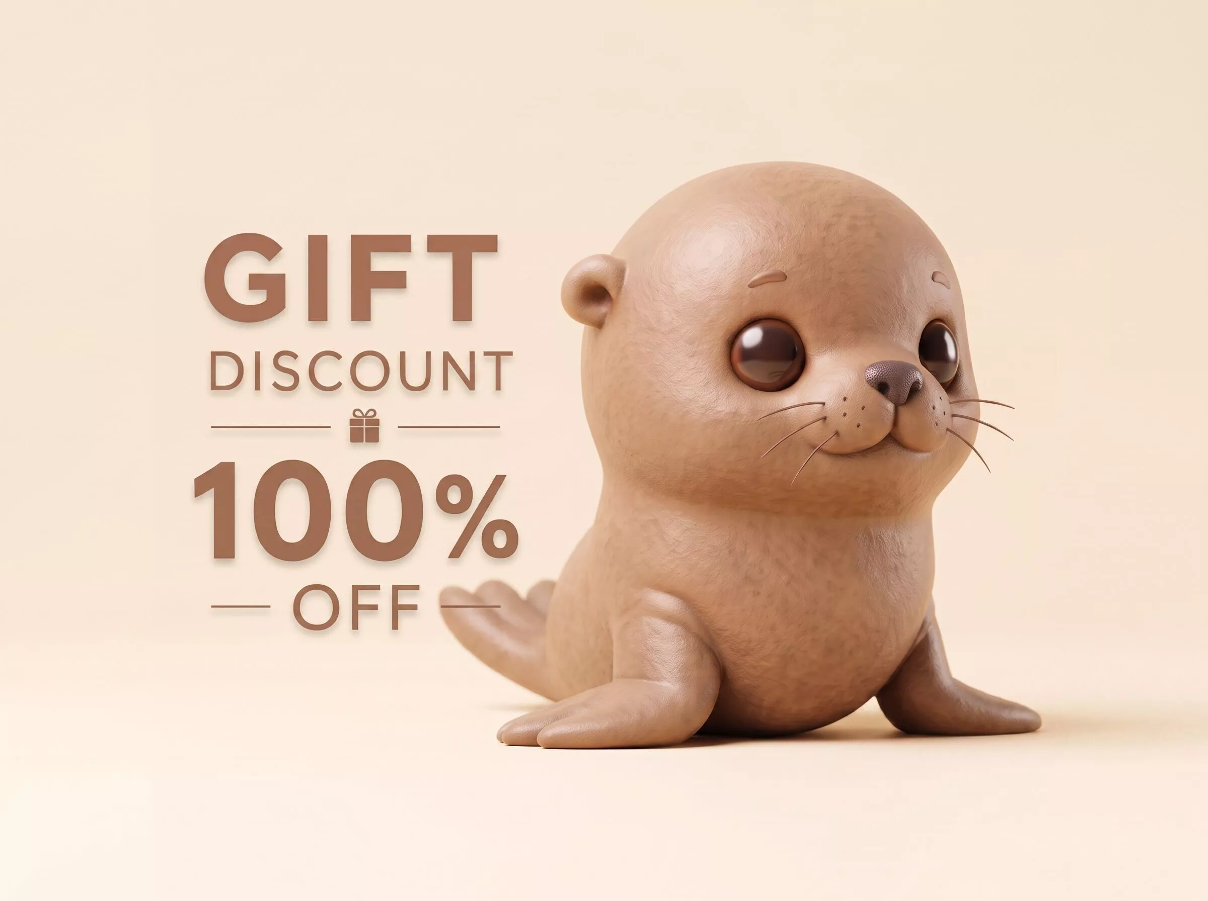 Seal 3D Print Model Free 3D print model
