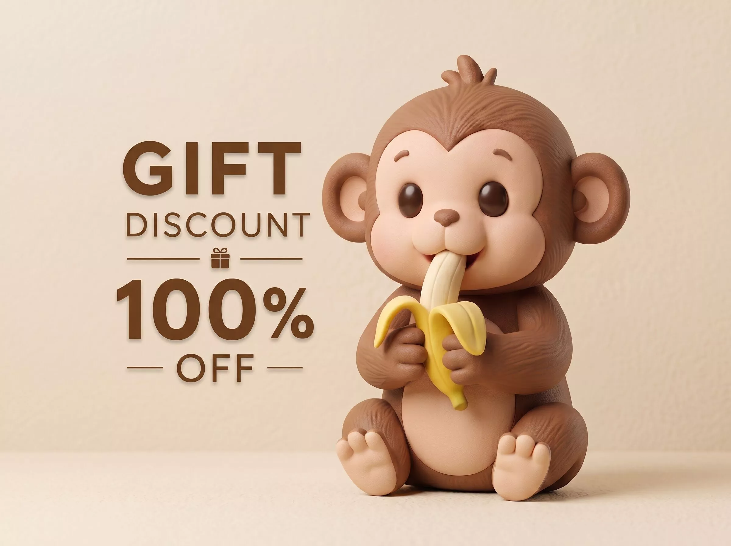 Monkey 3D Print Model Free 3D print model