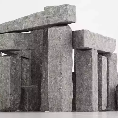 Stone block collection n2 3D model