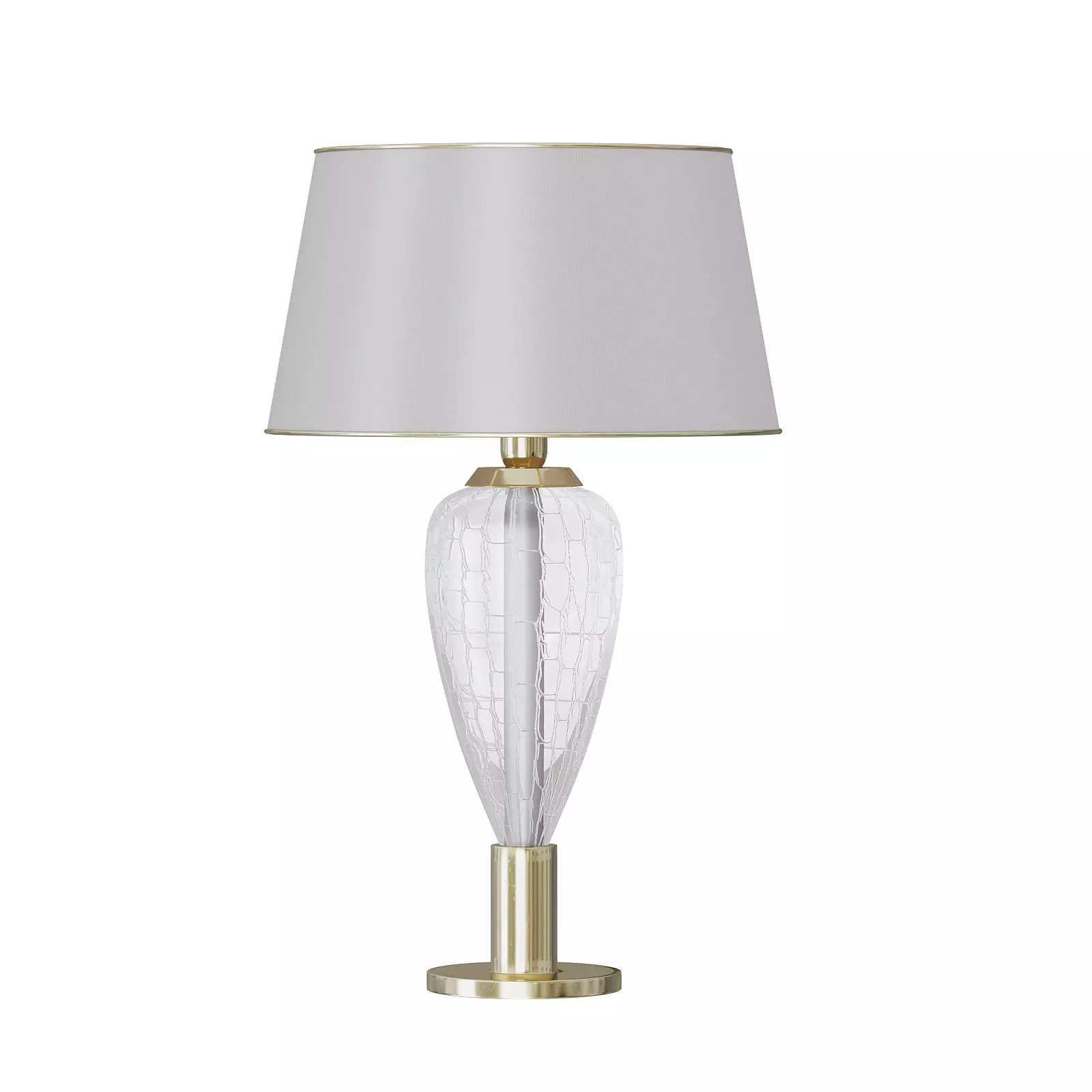 Transparent Honeycomb Table Lamp Low-poly 3D model