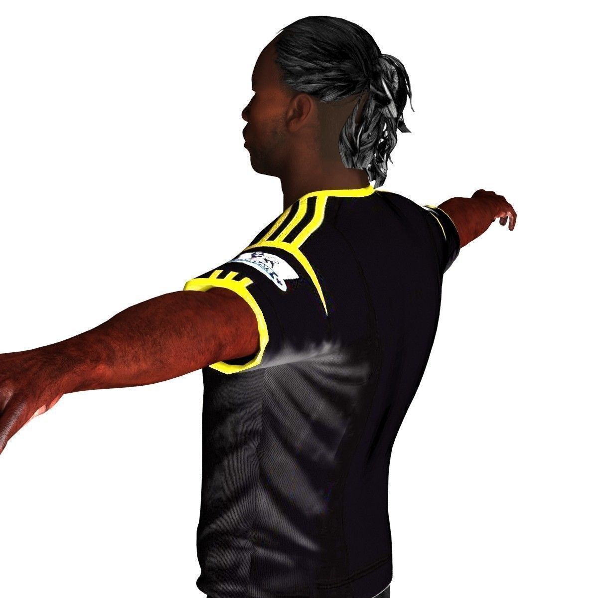 Didier Drogba Low-poly 3D model_5