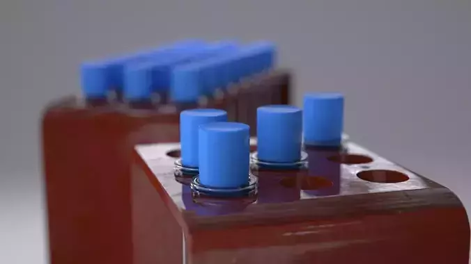 Test Tubes 3D model 3D model