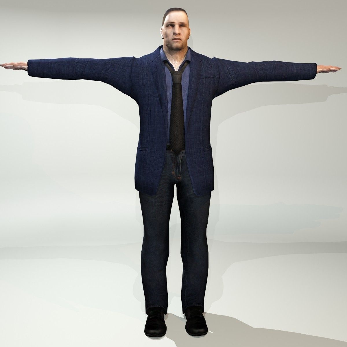 Low Poly Character Kit V2 Low-poly 3D model_6