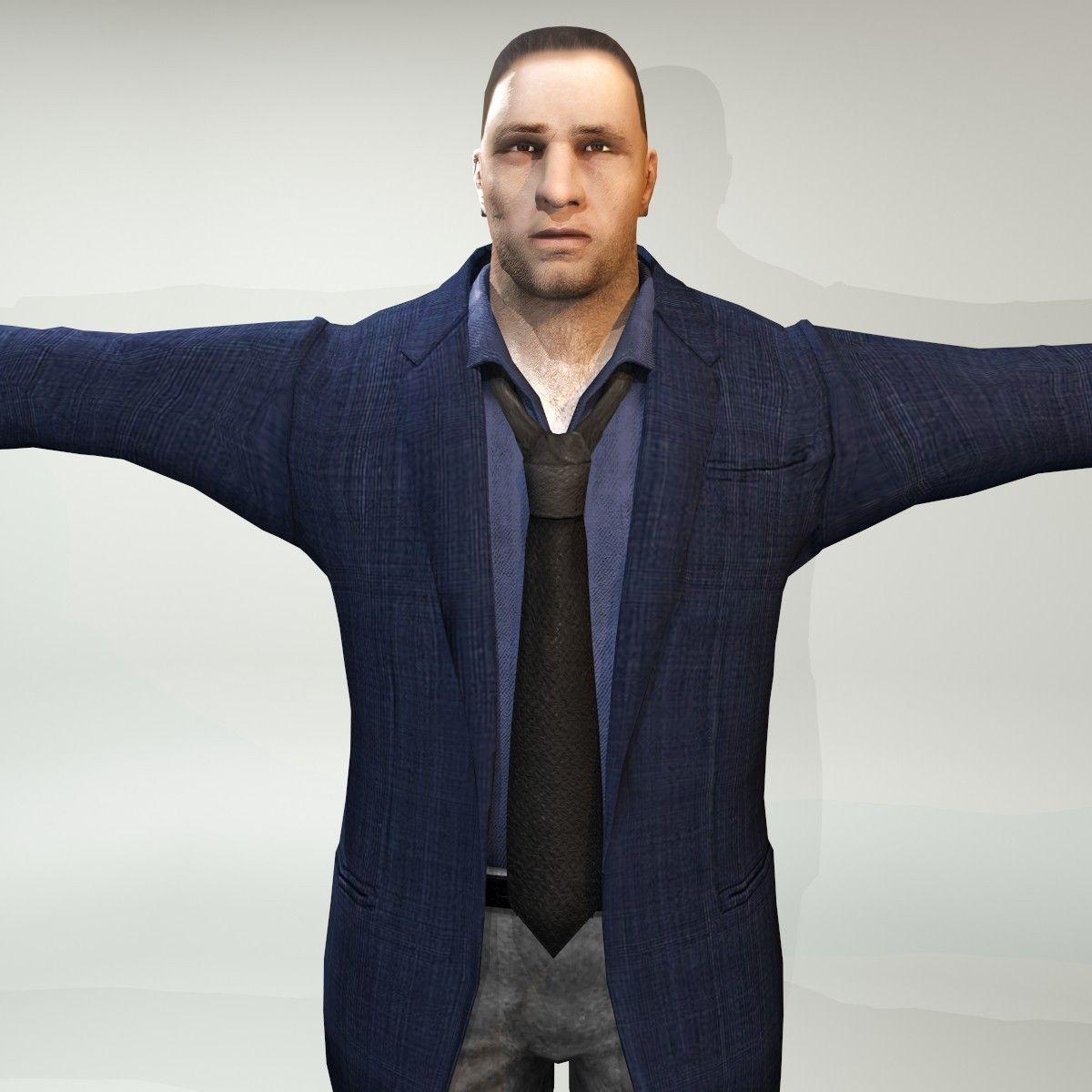 Low Poly Character Kit V2 Low-poly 3D model_4