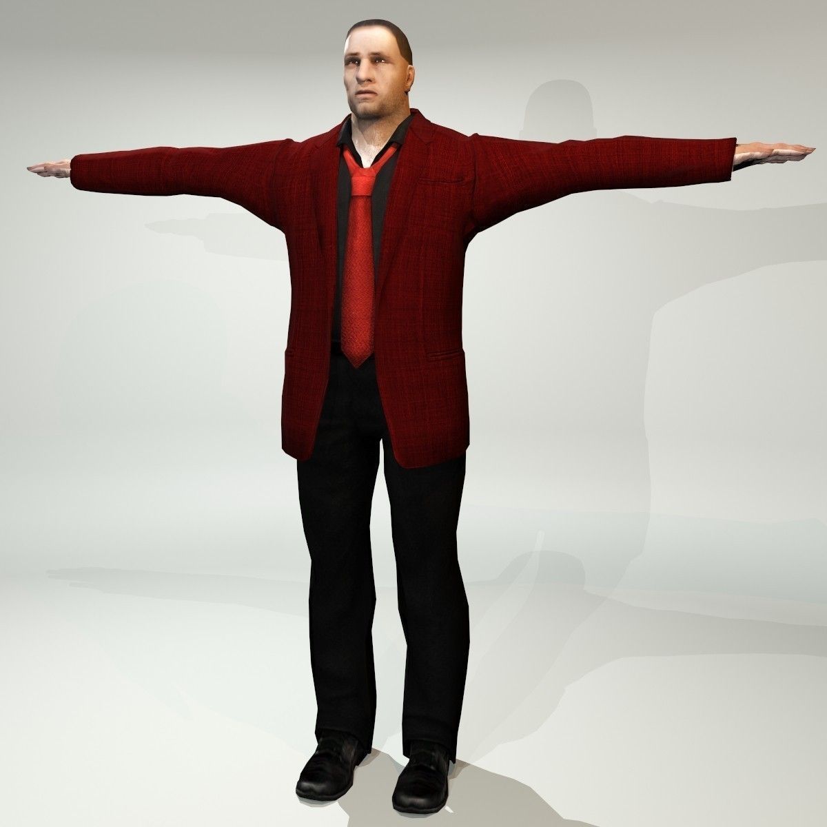 Low Poly Character Kit V2 Low-poly 3D model_1