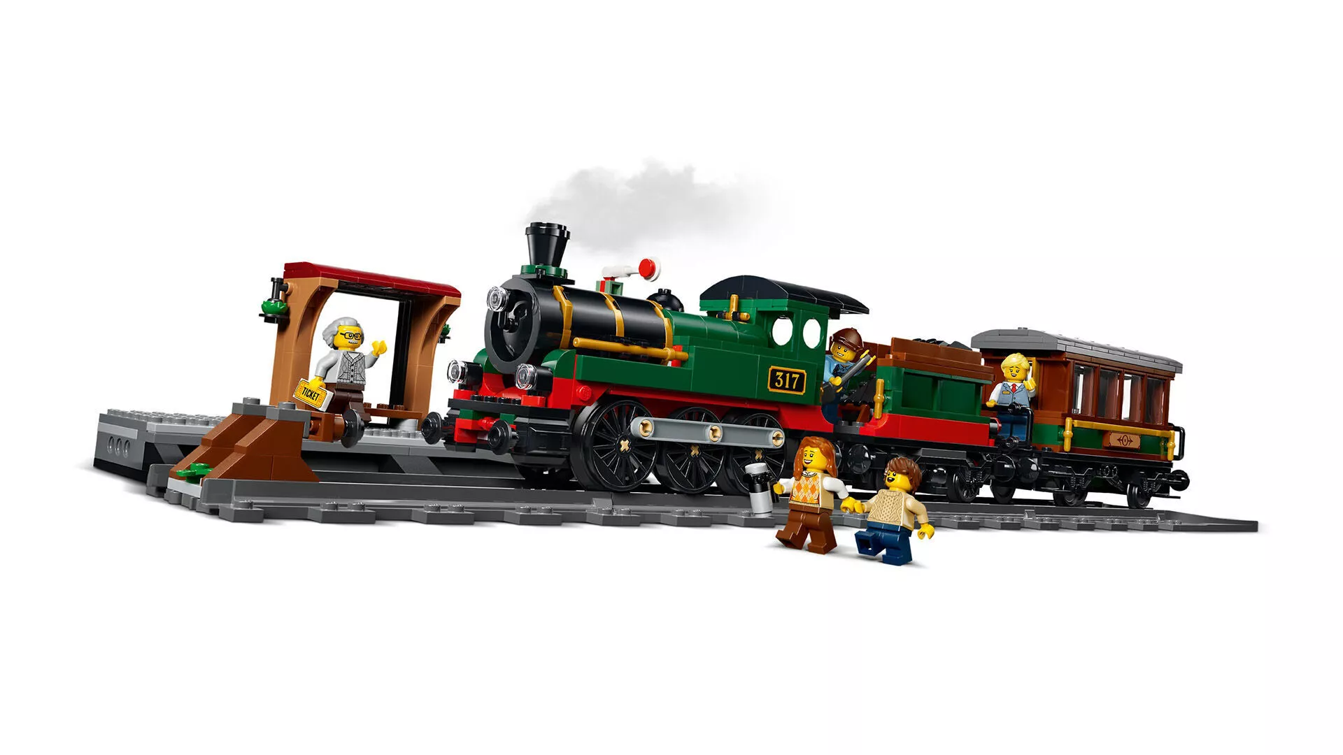 TwindBricks3D - 60511 Vintage Steam Train 3D print model