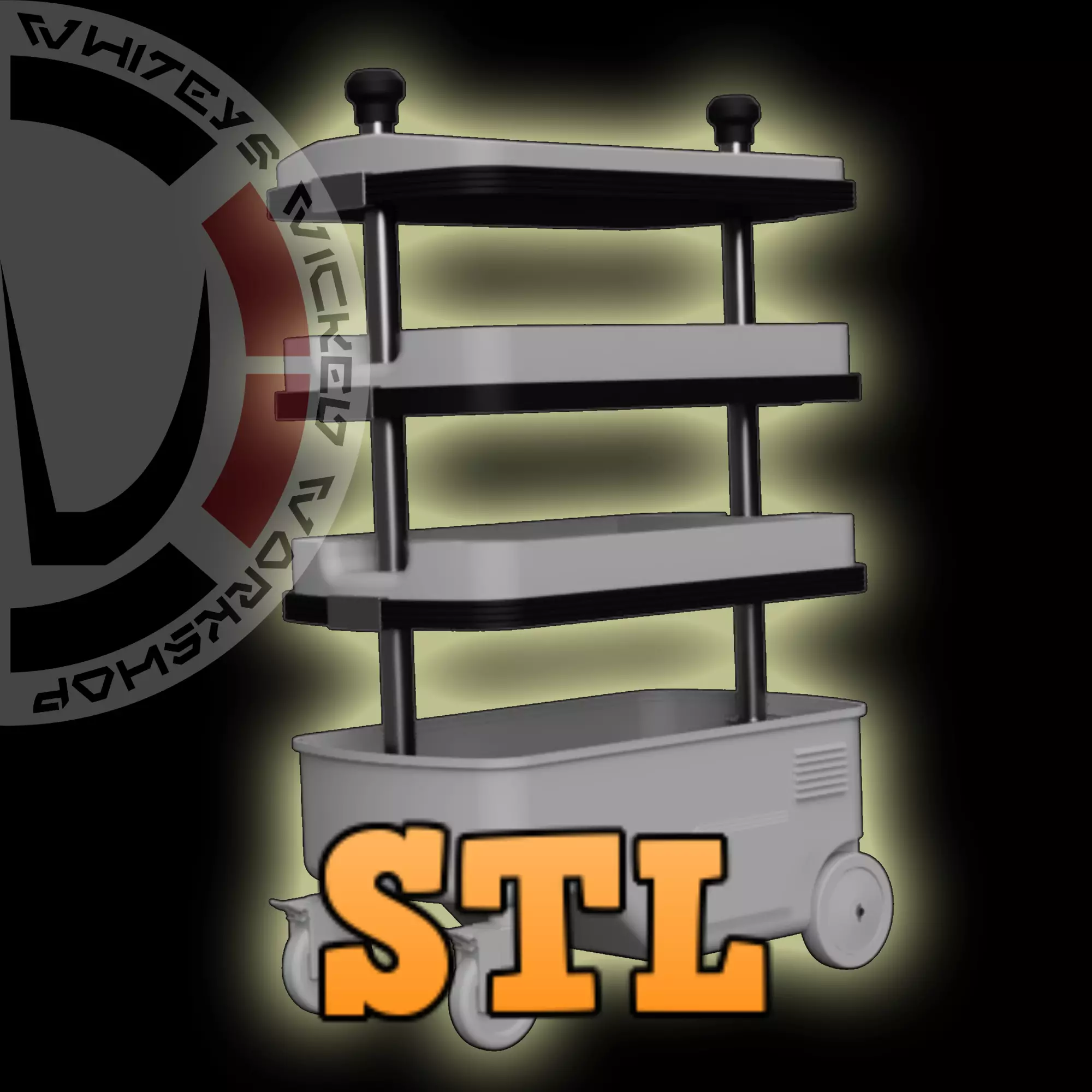 Star Wars Droid Tool Cart 3D Print STL File 3D print model