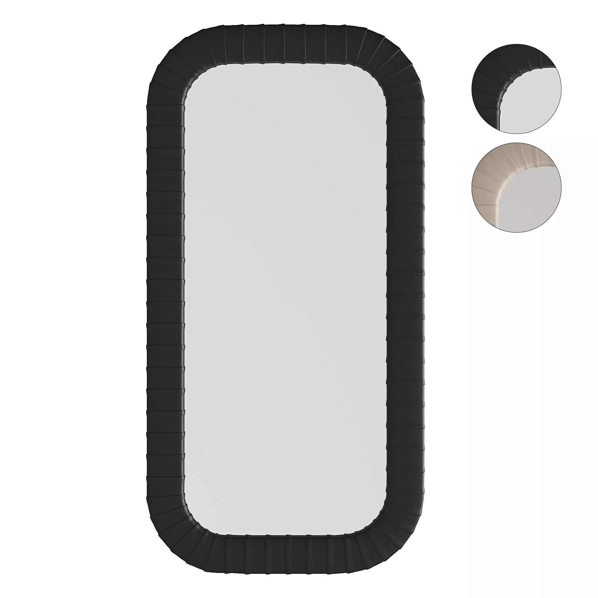 Beretta Leather Mirror Small 3D model