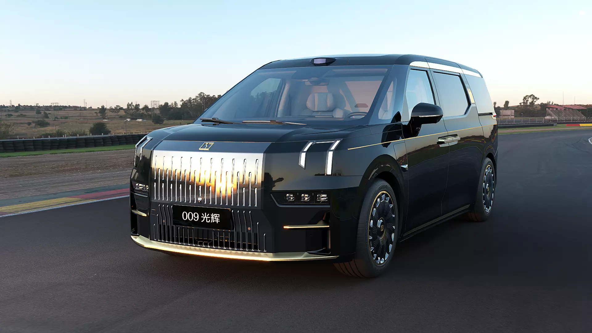 2026 ZEEKR 009 Grand with interior Low-poly 3D model