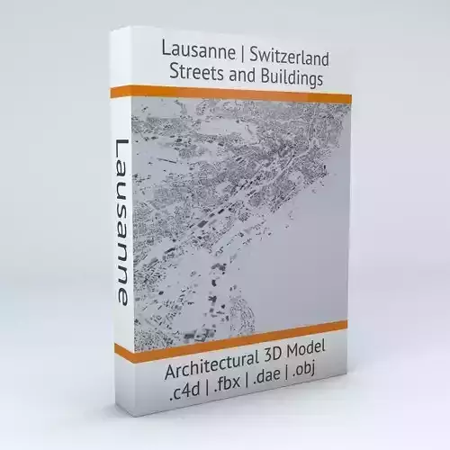 Lausanne Streets and Buildings