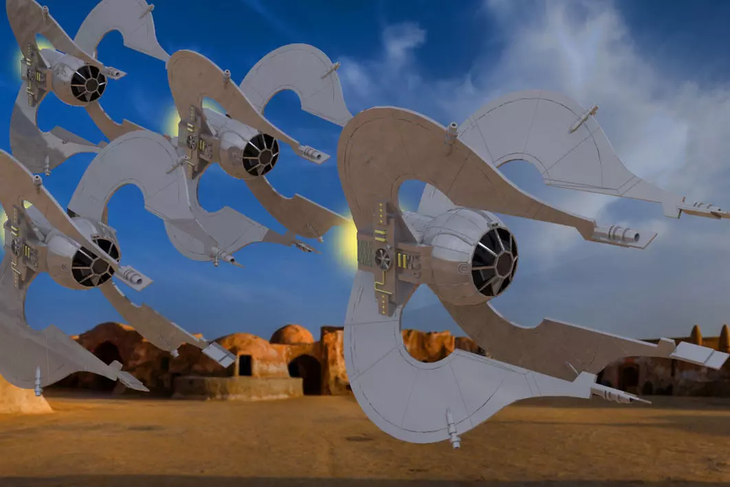 Clawcraft from Star Wars movie 3D model