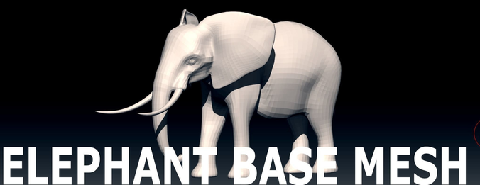 Elephant Base Mesh from Valeanu Andrei