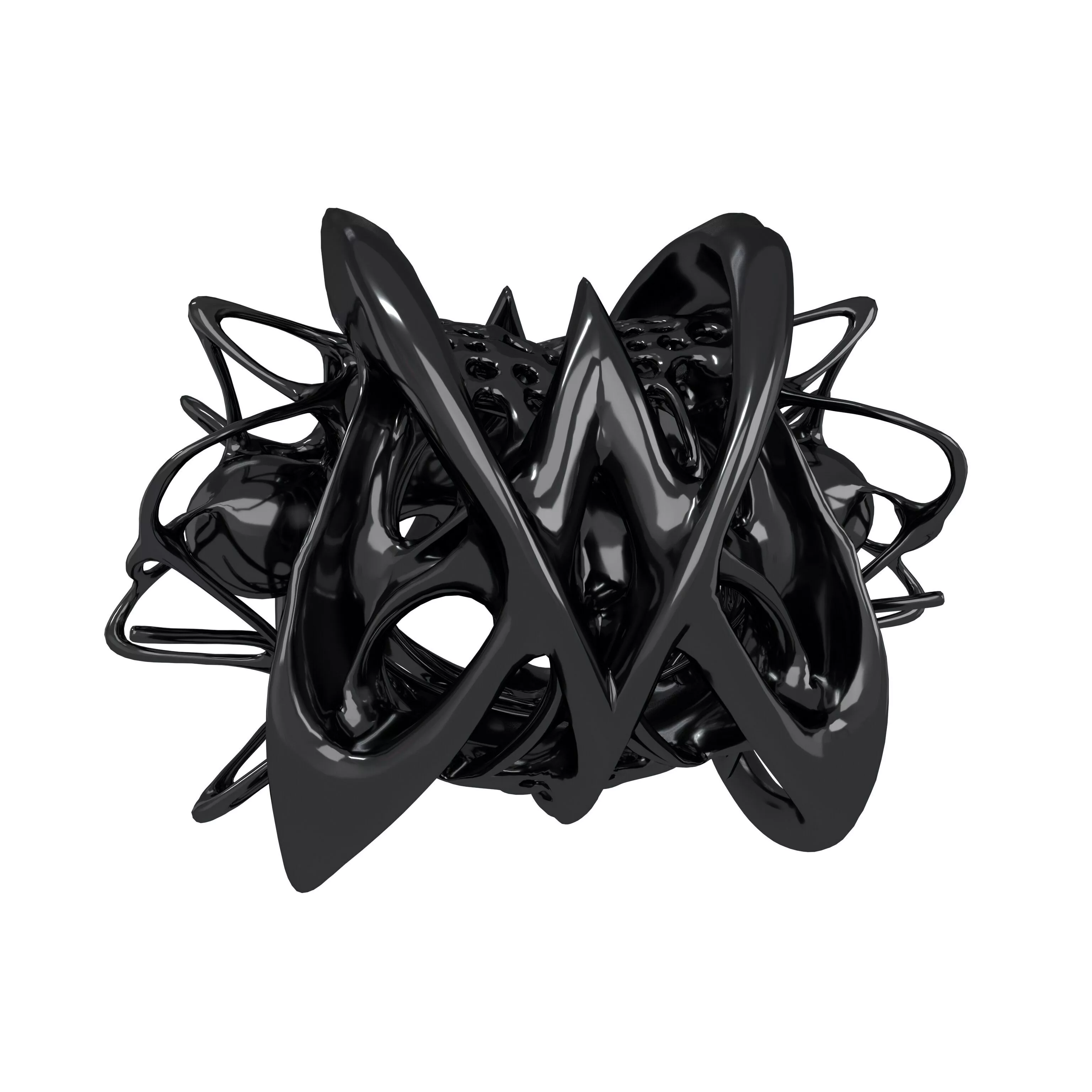 Abstract Shape Character v1 001 Low-poly 3D model