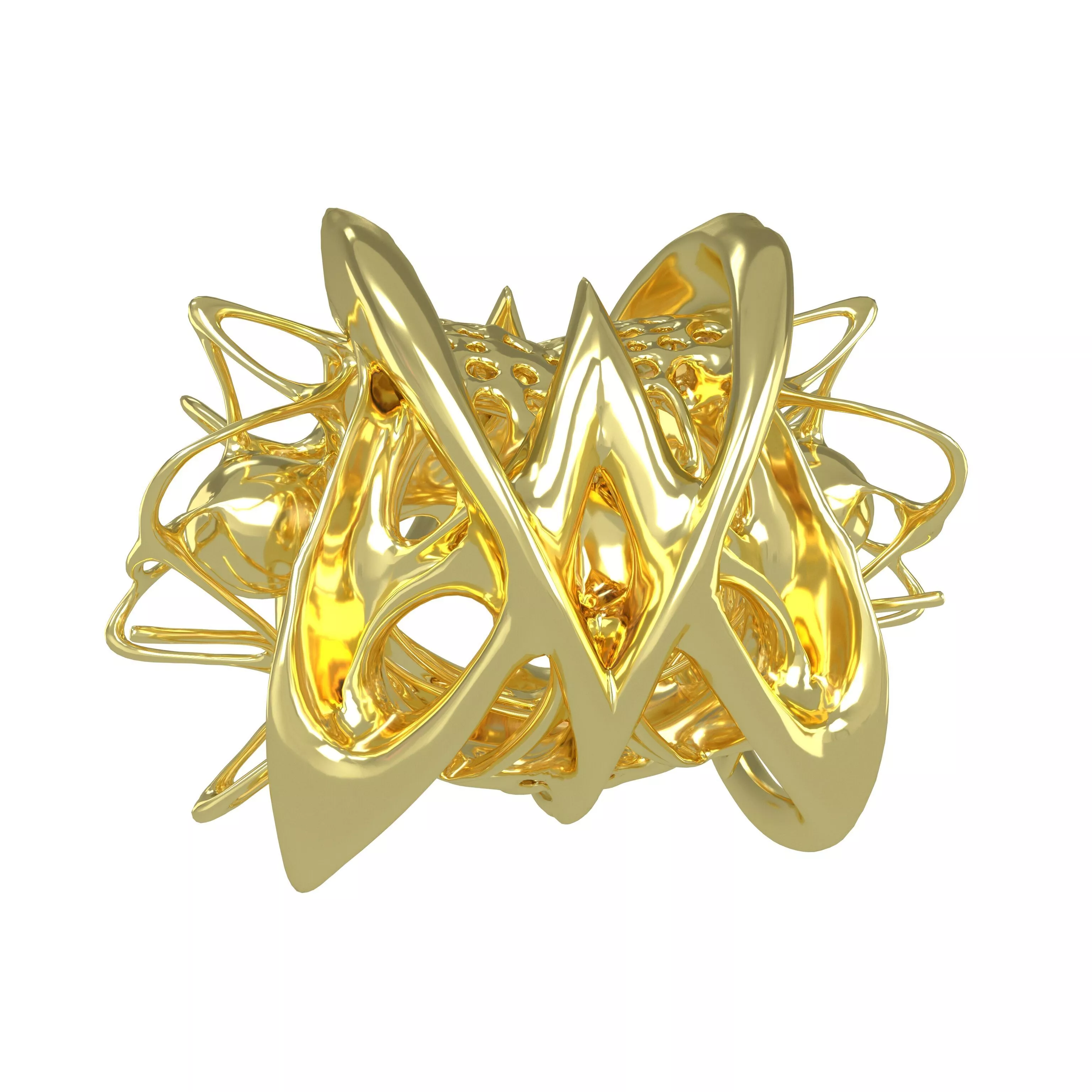 Abstract Shape Character v1 002 Low-poly 3D model