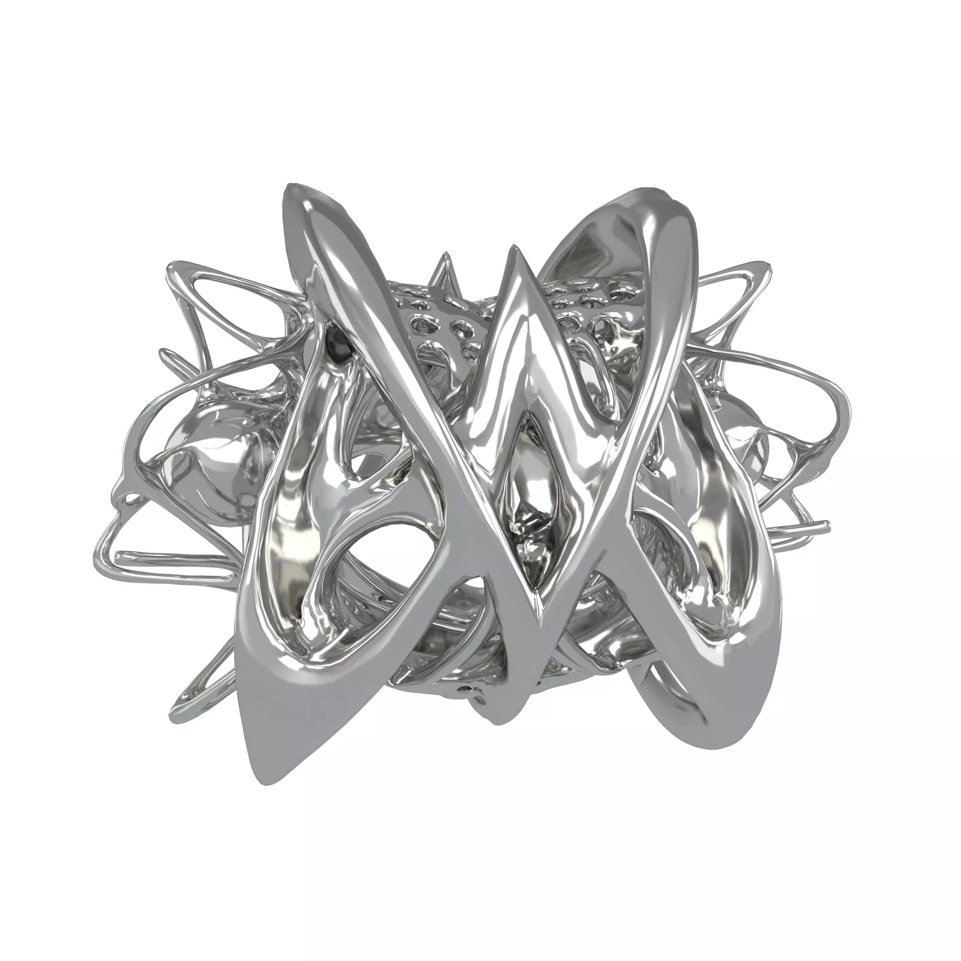 Abstract Shape Character v1 003 Low-poly 3D model