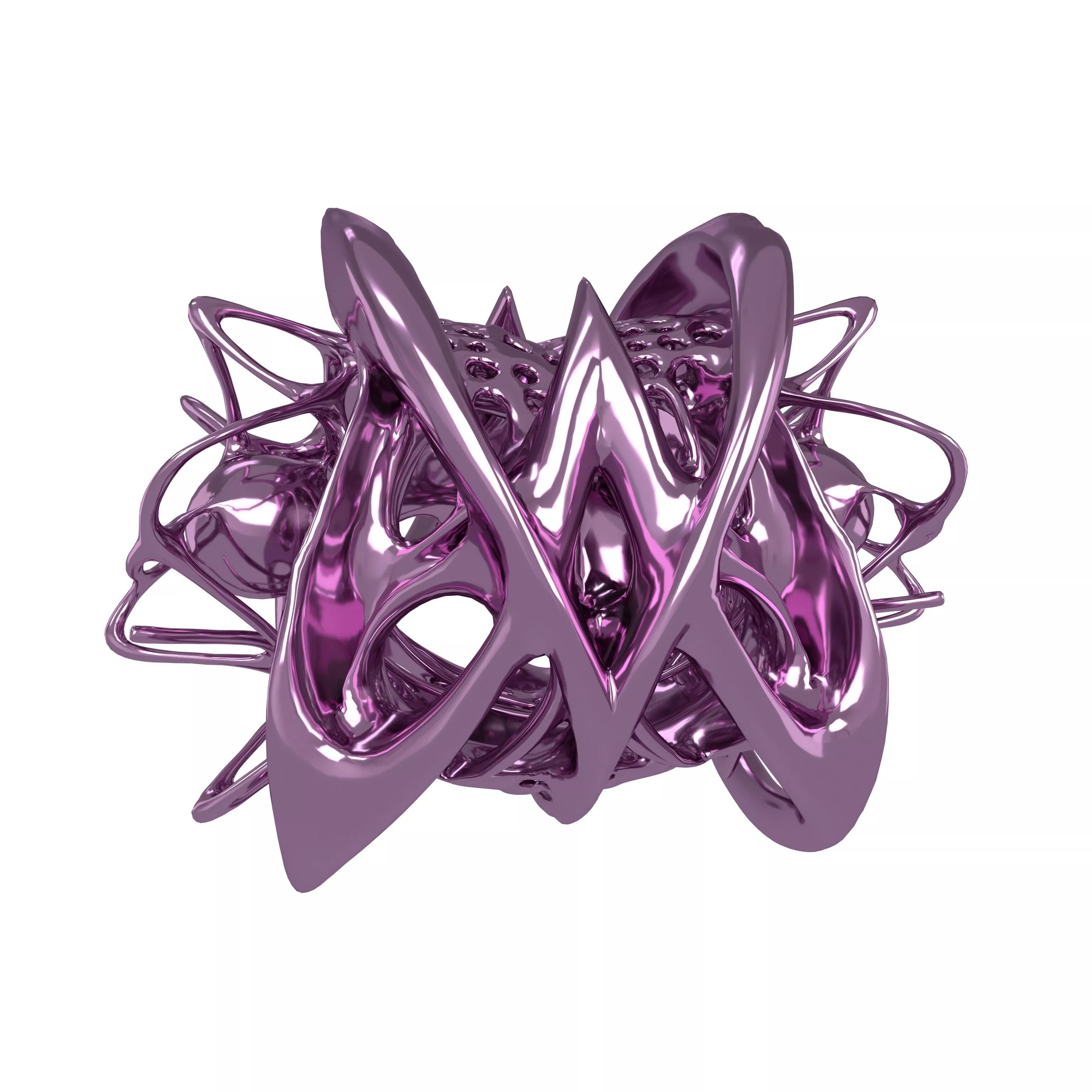 Abstract Shape Character v1 004 Low-poly 3D model