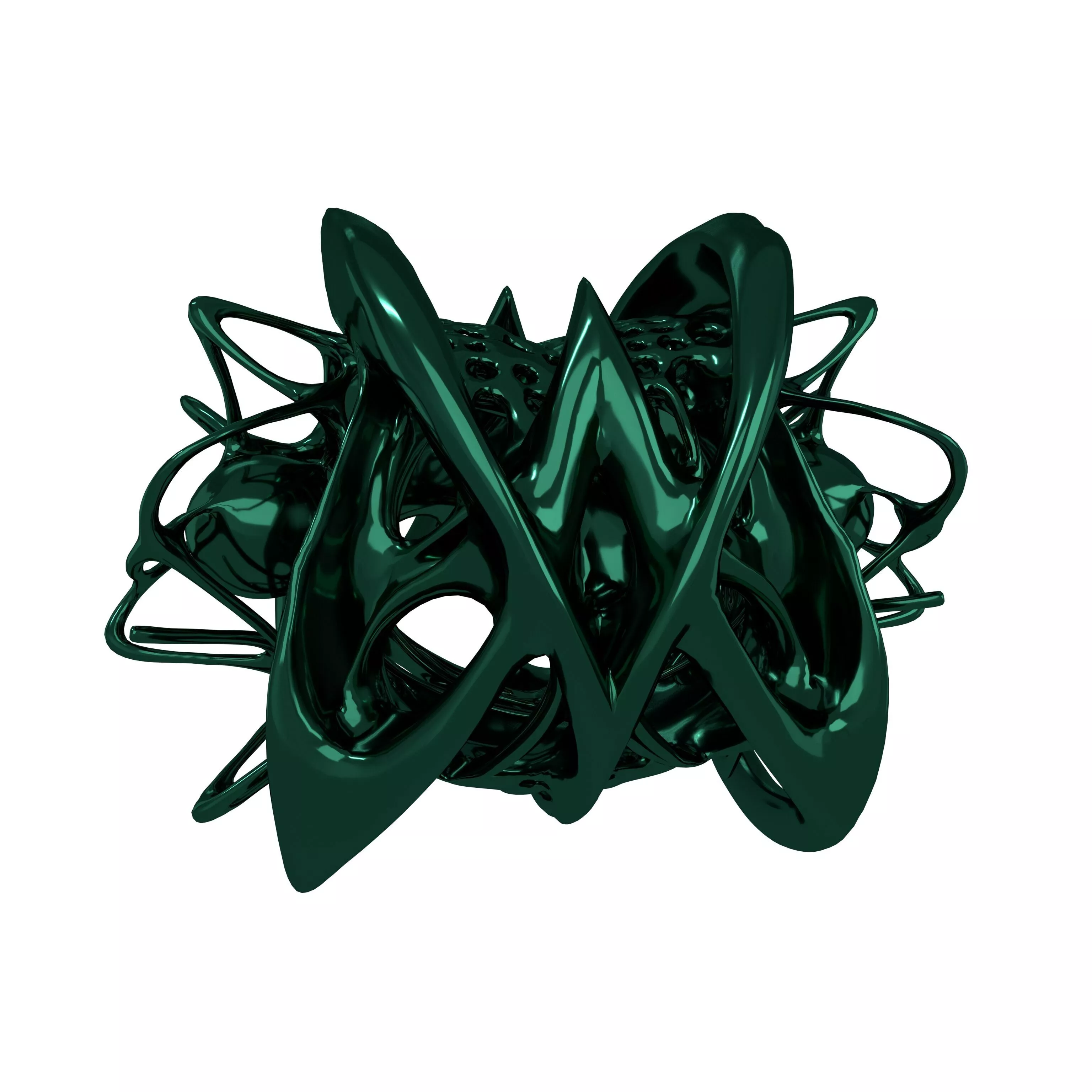 Abstract Shape Character v1 006 Low-poly 3D model