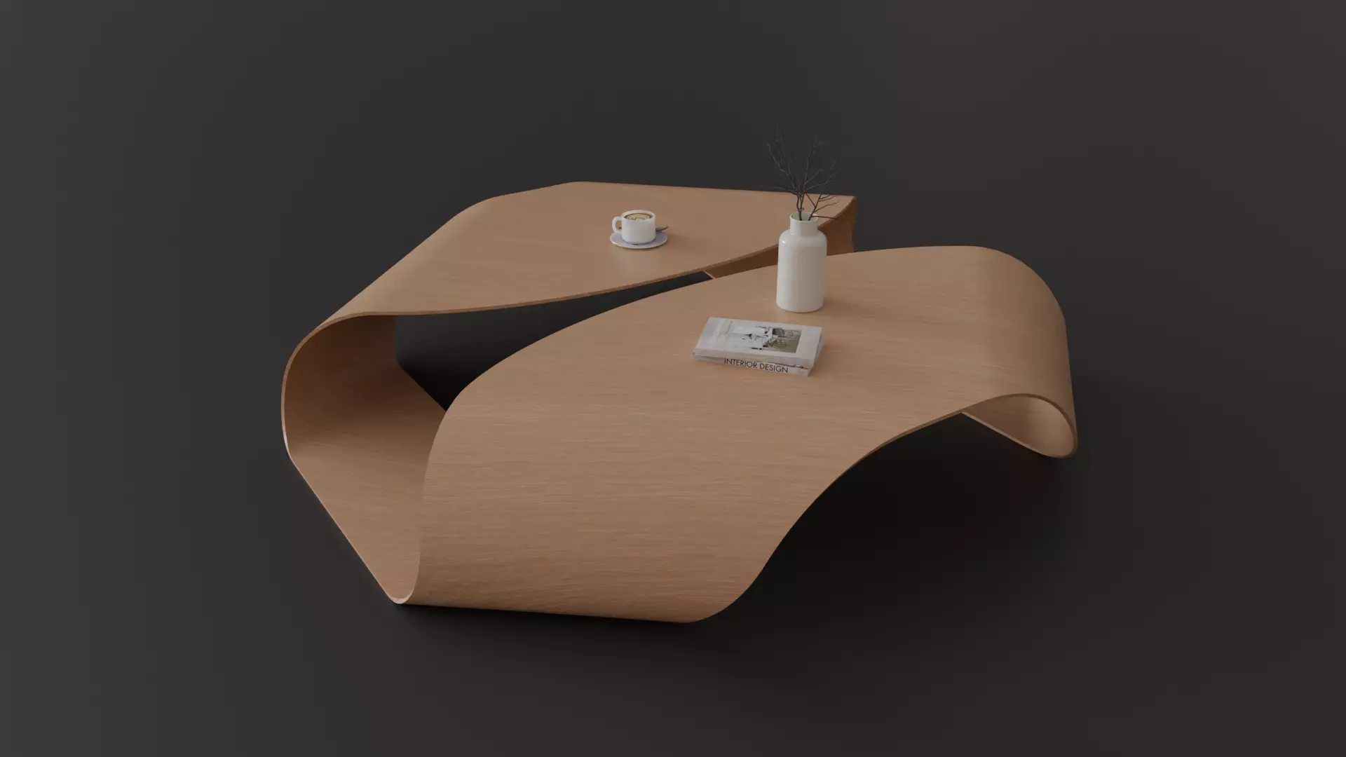 Origami Coffee Table 3D model