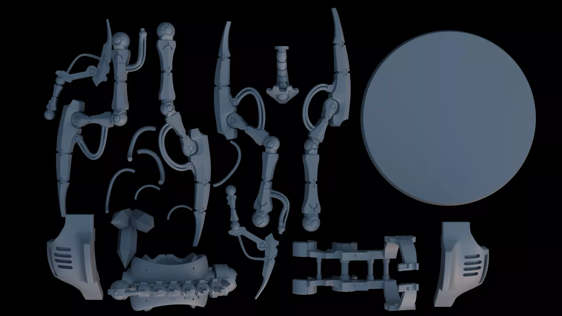 Cyber Lord Space Zombies Reanaimator 3D print model