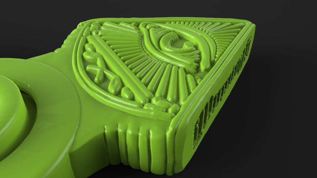 Premium spinner  ILLUMINATI 3D print model_15