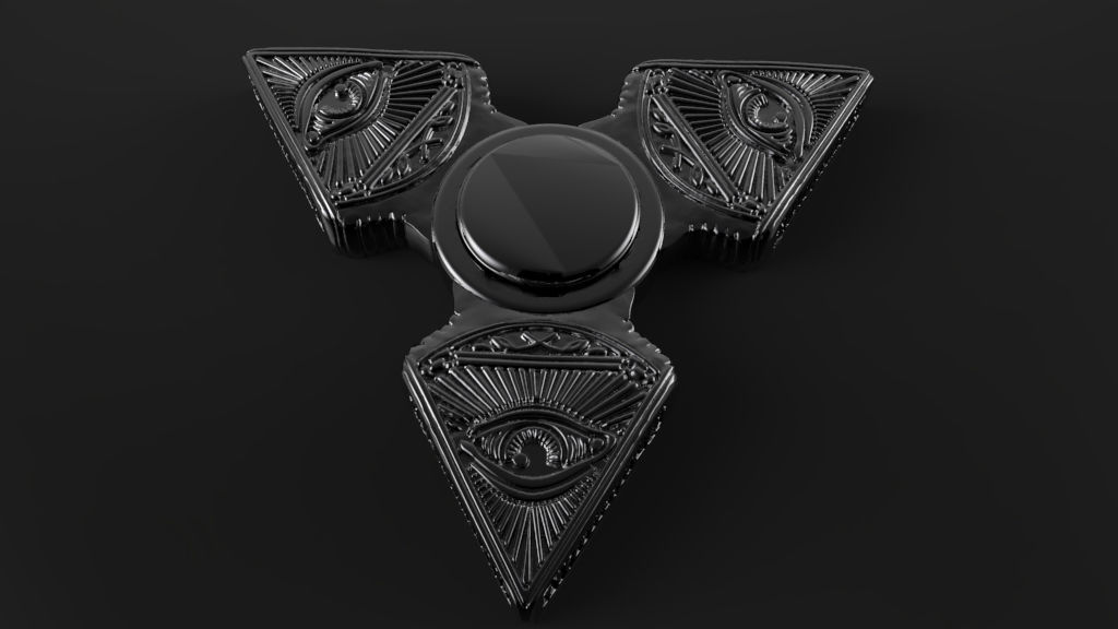 Premium spinner  ILLUMINATI 3D print model_5