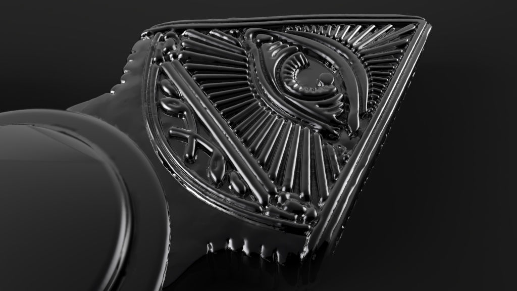 Premium spinner  ILLUMINATI 3D print model_6