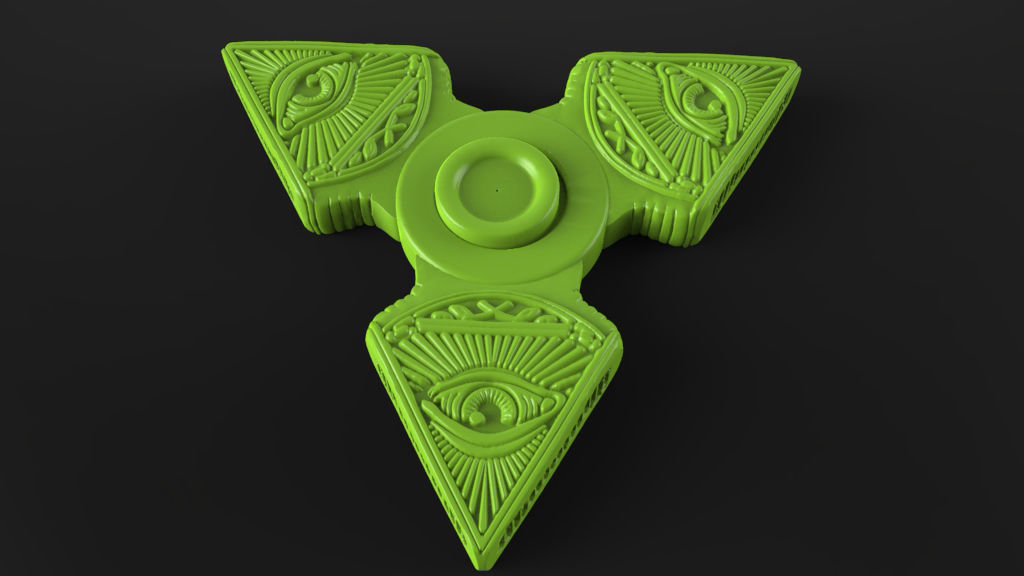 Premium spinner  ILLUMINATI 3D print model_14