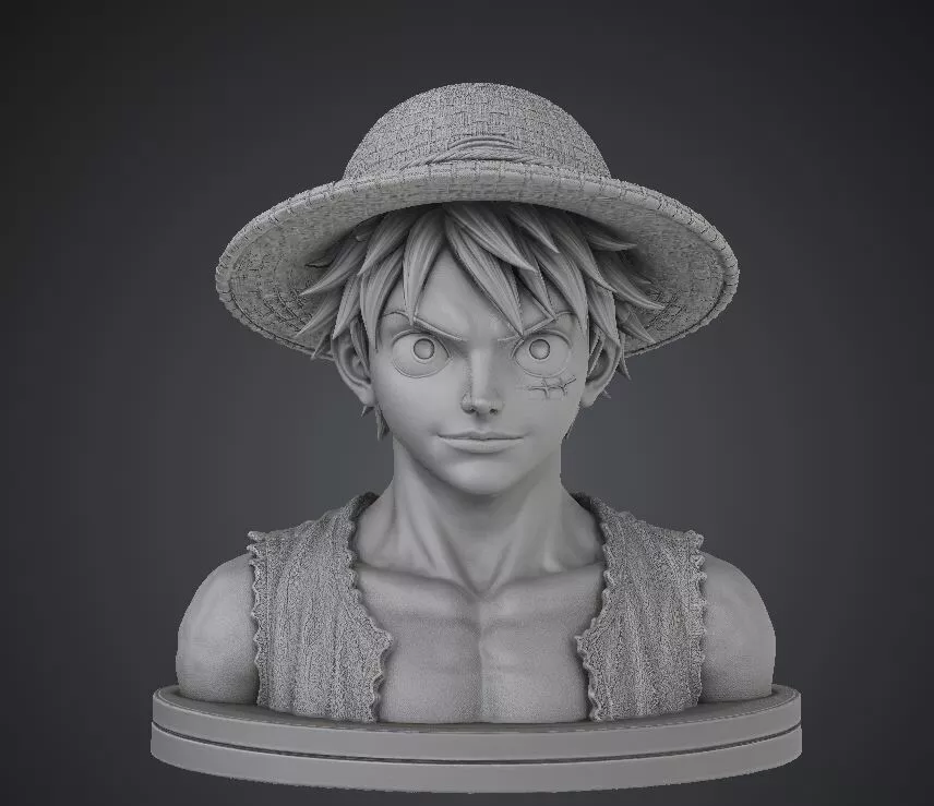 Luffy Bust - One Piece - Anime Lover Gift 3D print model