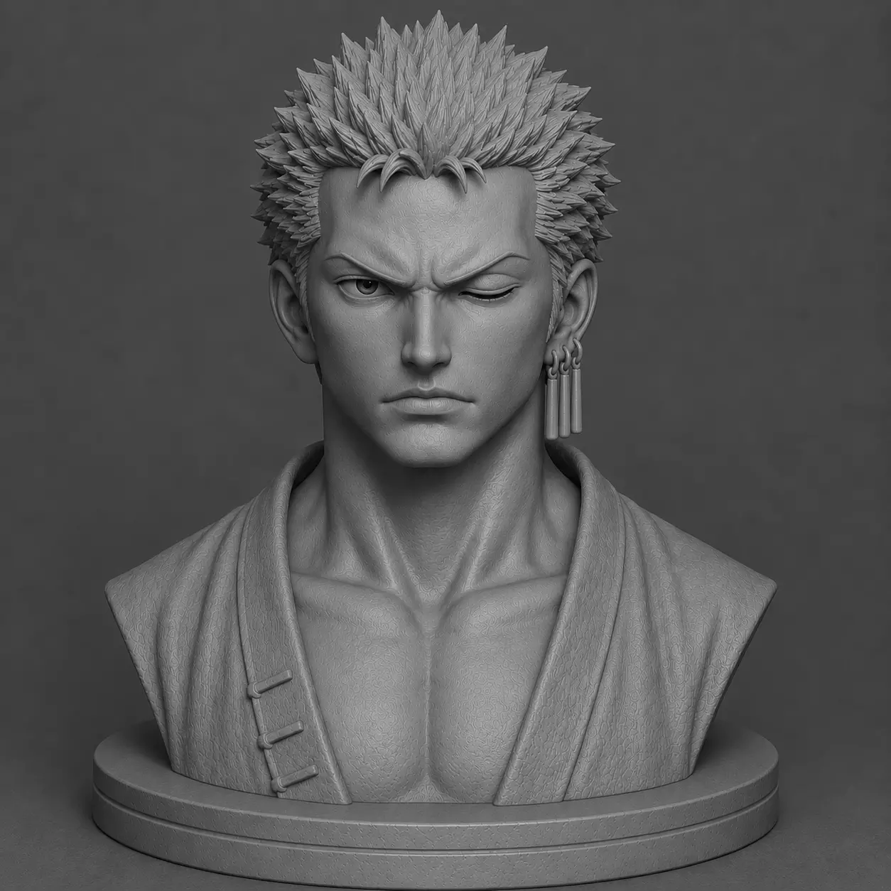 Roronoa Bust - One Piece - Anime Lover Gift 3D print model