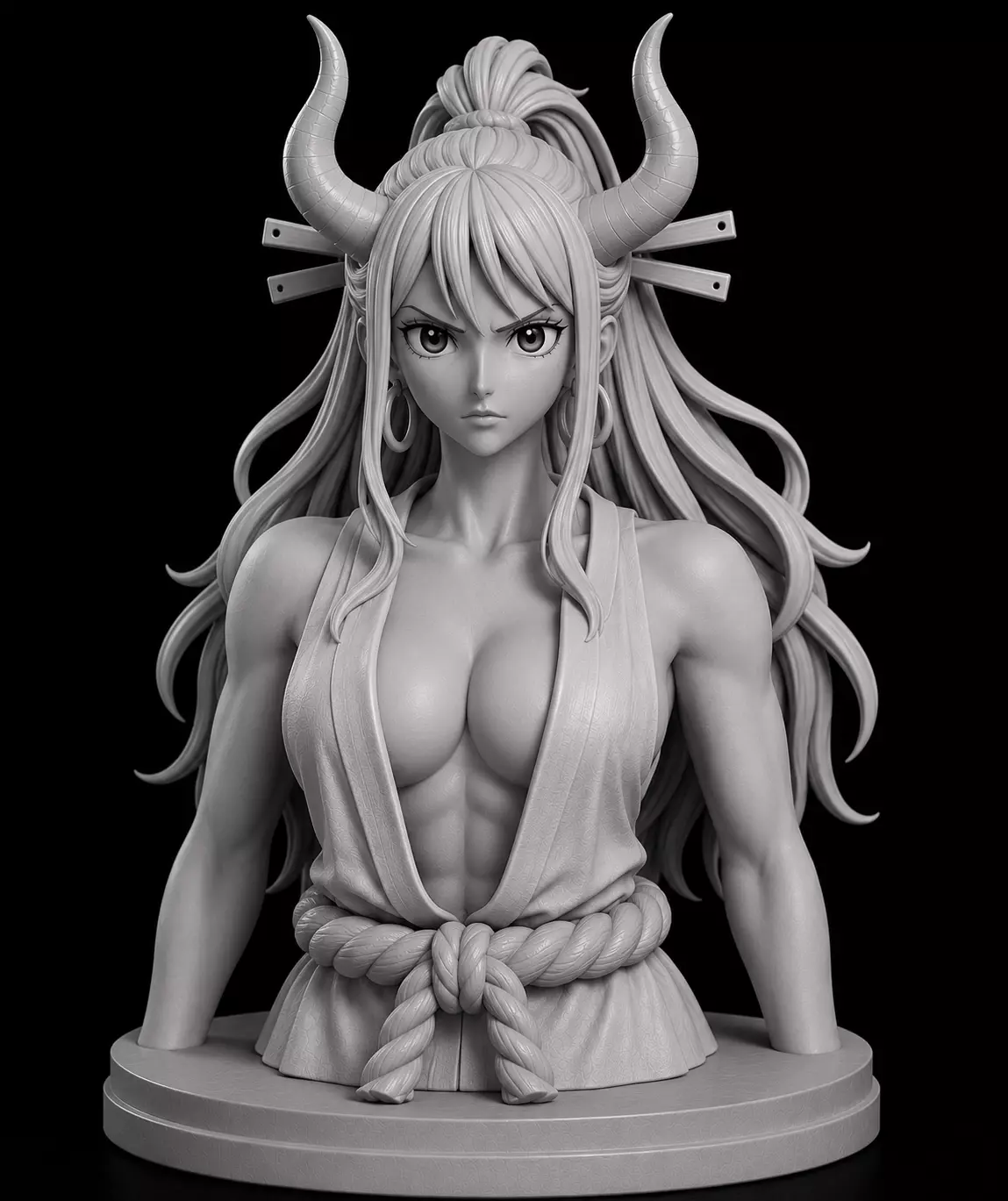 Yamato Bust - One Piece - Anime Lover Gift 3D print model
