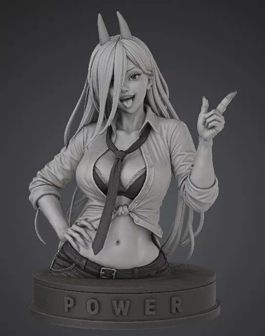 Power Bust - Chainsaw Man - Anime Lover Gift 3D print model