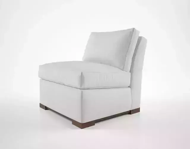 Cameron St Claire wood base slipper Chair