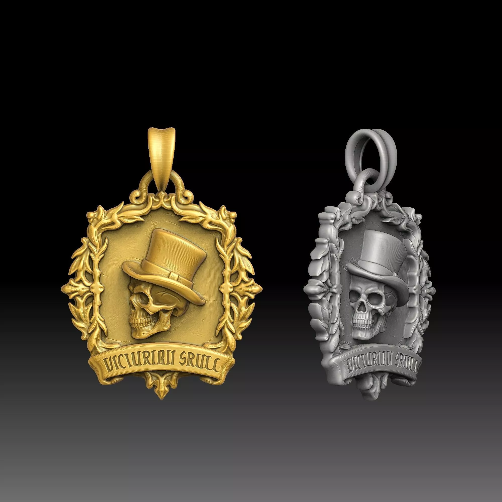 Flat Symbol Pendants- one inch pendant 3D print model