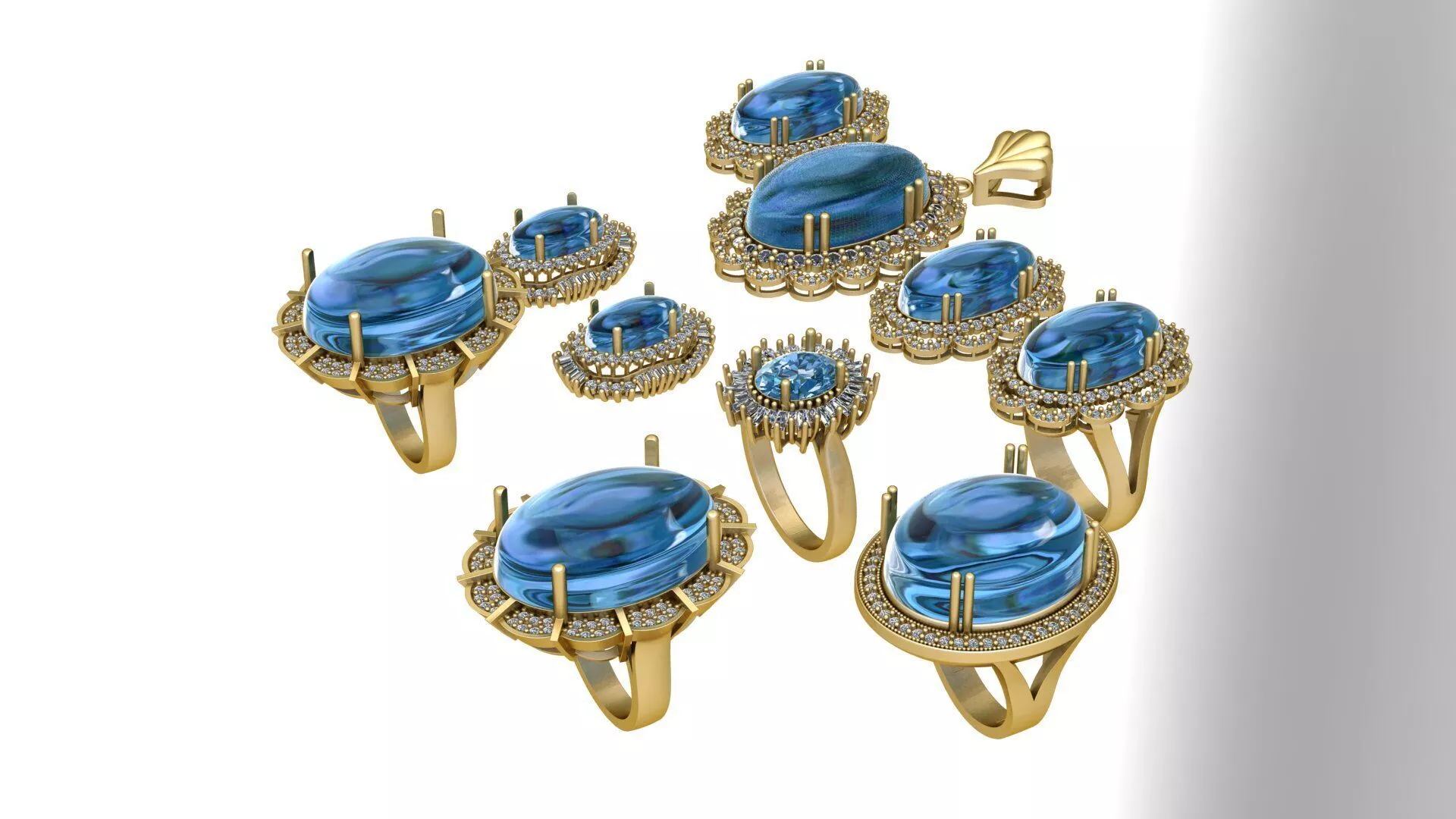 old set 3D print model