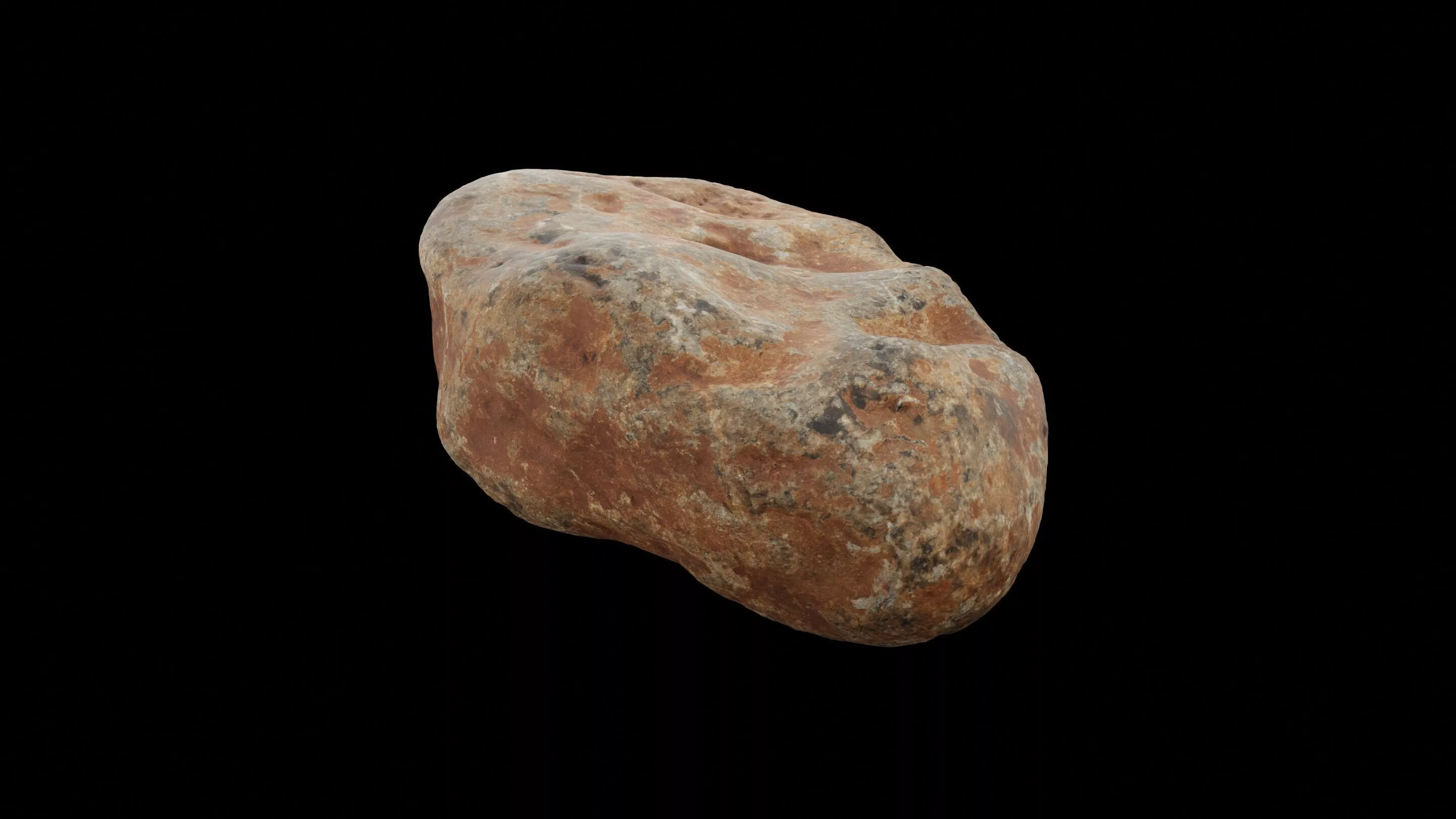 Natural Rock Low-poly 3D model