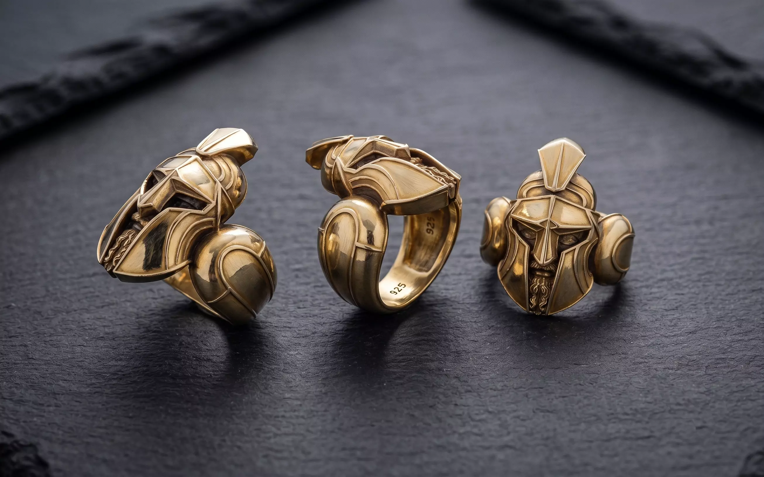 Legendary Spartan Rings - Jewelry 3D - AN691 3D print model