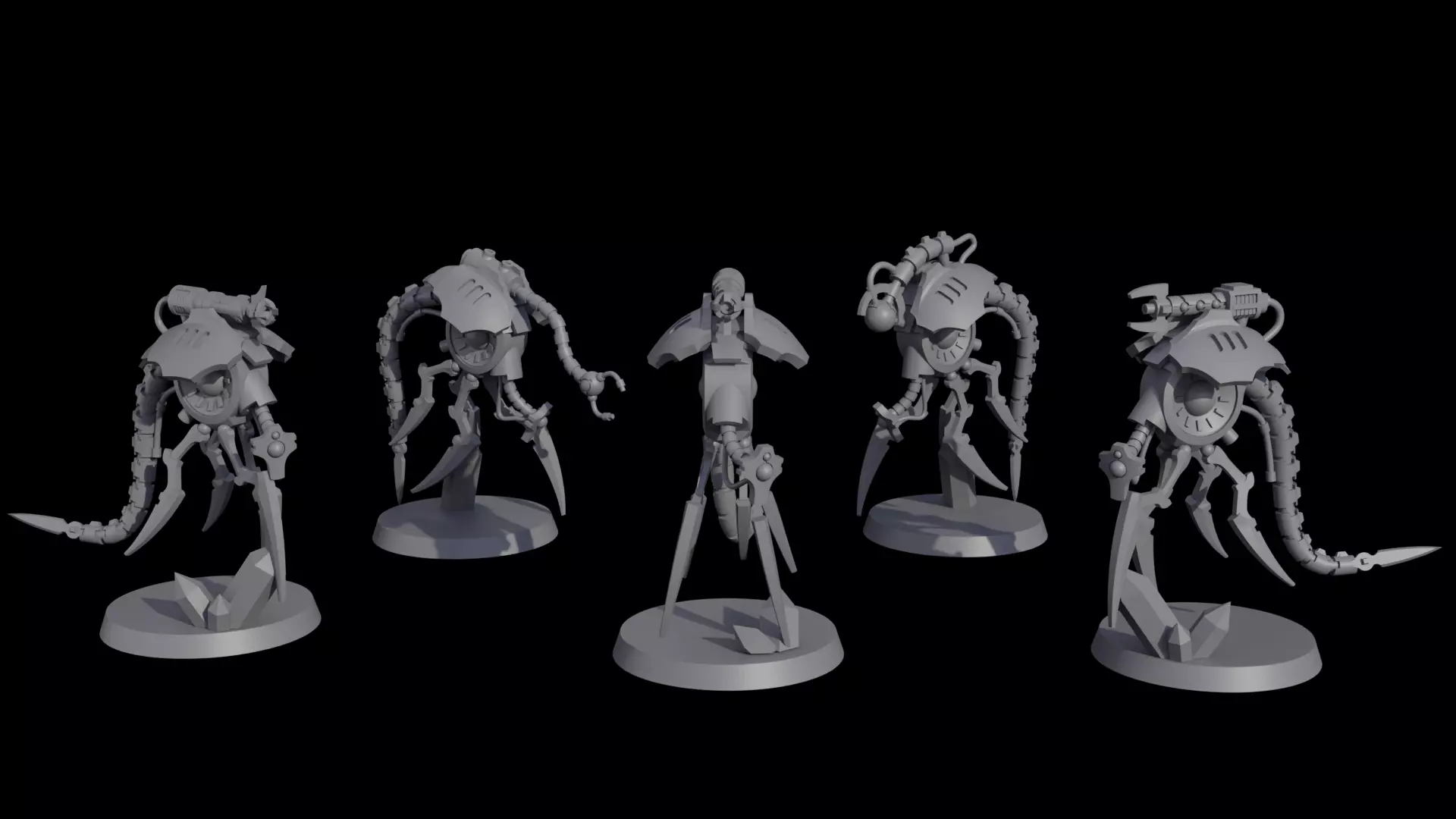Cyber Lord Space Zombies Cytes Warriors of Macro 3D print model